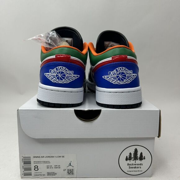 Nike Shoes Air Jordan 1 Low SE “Black Toe Multi-Color” 2023 - Picture 4 of 5